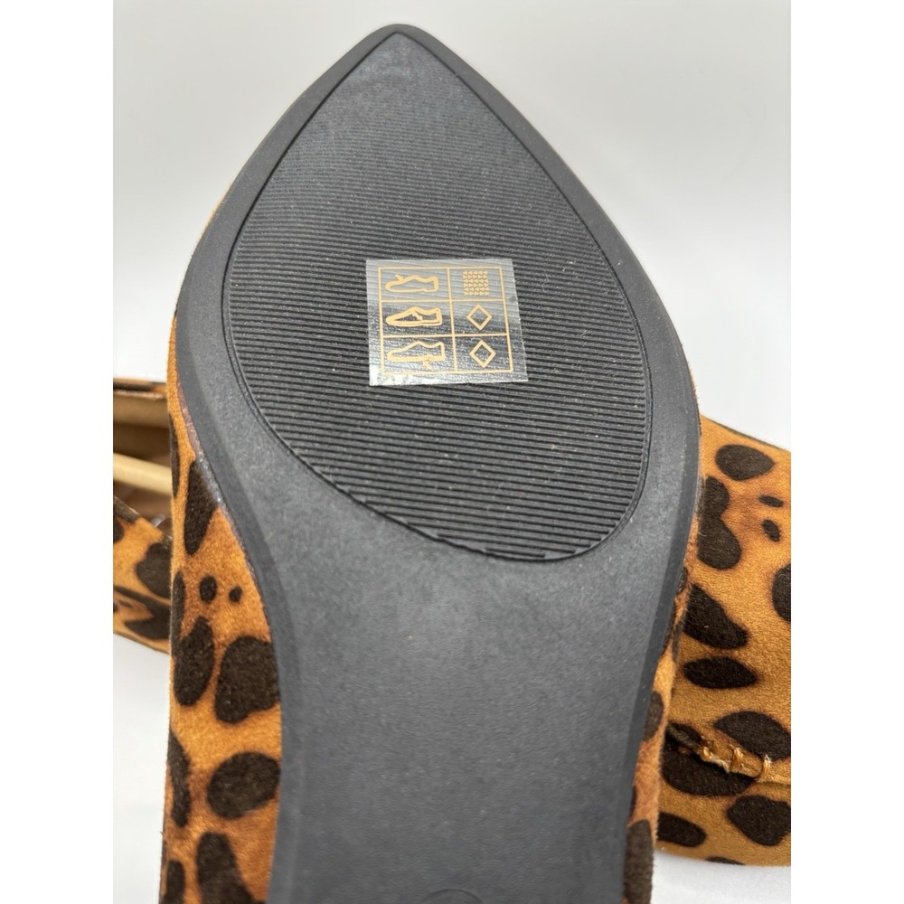MUSSHOE Loafers  Women Comfortable Pointed Toe Slip-ons Flats  Leopard 11 - Picture 6 of 8